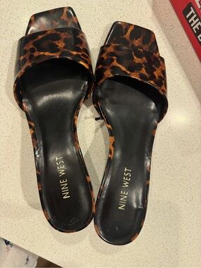Women’s Nine West Cheetah Print Kitten Heels